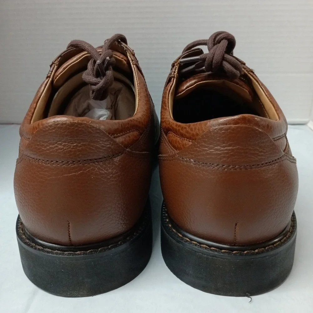 Dockers Shelter Mens 15 M Tan‎ Brown Leather Business Casual Oxford Shoes